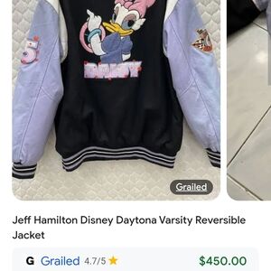 Disney Varsity Jacket with Daisy Duck